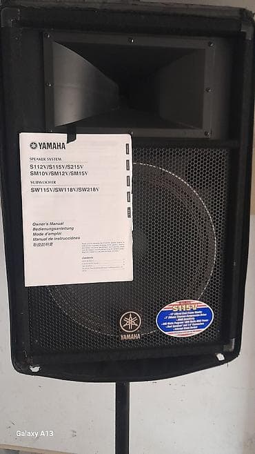dynacord 2: Dynacord PowerMate 1000/1600 gücləndiricili mikser + Yamaha S115V — 3