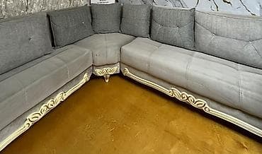 krep parca: Künc divan, İşlənmiş, Açılan, Bazalı, Parça, Çatdırılma yoxdur — 1
