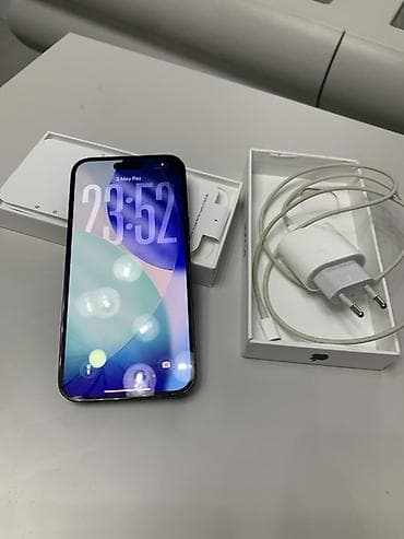 14 pro barter: IPhone 14 Pro Max, 128 GB, Deep Purple, Qırıq — 8