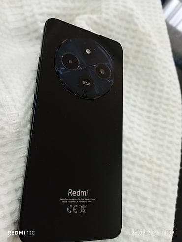 stol usdu qaz: Redmi 14C, 128 GB, rəng - Qara, Barmaq izi — 2