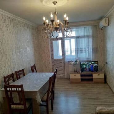 qəbələ ev kirayə: Gəncə şəhəri,1ci mikrorayon (5/5) 🏠 3 otaqlı mənzil (1 zal + 2 yataq — 1