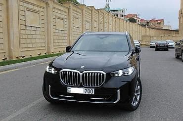 qaz2410 satisi: BMW X5 – qara rəngli, premium sinif SUV Xarici xüsusiyyətlər: - Böyük — 5
