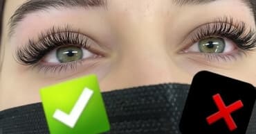 Peşəkar kirpik uzatma xidməti - Klassik, 2D/3D volume və “doll/fox”