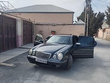Mercedes-Benz E-Class (W210) sedan - Kuzov: 4 qapı, tünd boz rəng