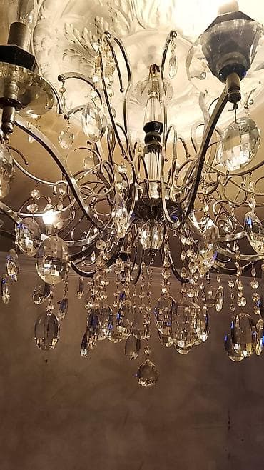 ıran peci islenmis: Çılçıraq, 10 və daha çox lampa, Metal — 3