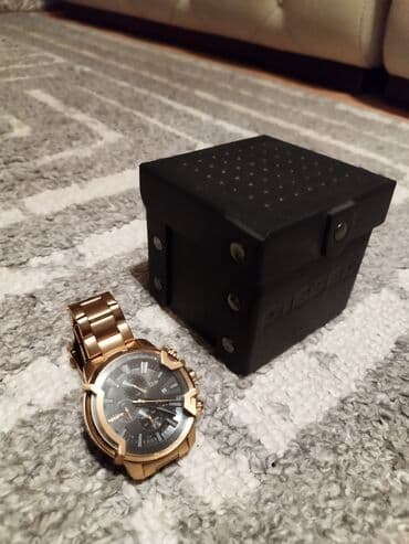 saat smart: Qol saatı, Diesel, rəng - Qızılı — 2