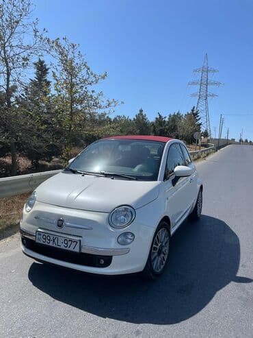 qadın maşınları qiyməti: Fiat 500: 1.2 l | 2015 il 114000 km Kabriolet — 9