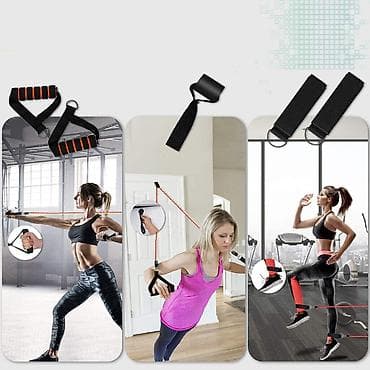 Maskalar, eynəklər: Ev üçün fitness dəsti Tərkib: - Qarın əzələləri üçün ab roller (iki — 9