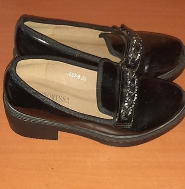 lofe: Qadın ayaqqabısı – EKONOMISSA - Model: loafer tipli, qara rəng - — 1