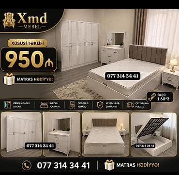 paltar dolap: Yataq otağı mebel dəsti – Xmd Mebel Dəst tərkibi: - Geniş 6 qapılı — 1