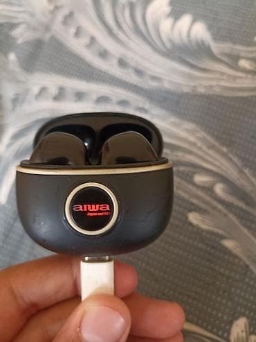 android 14 tv box: İşlənmiş Simsiz (Bluetooth) Qulaqcıqlar, Aiwa, rəng - Qara — 1