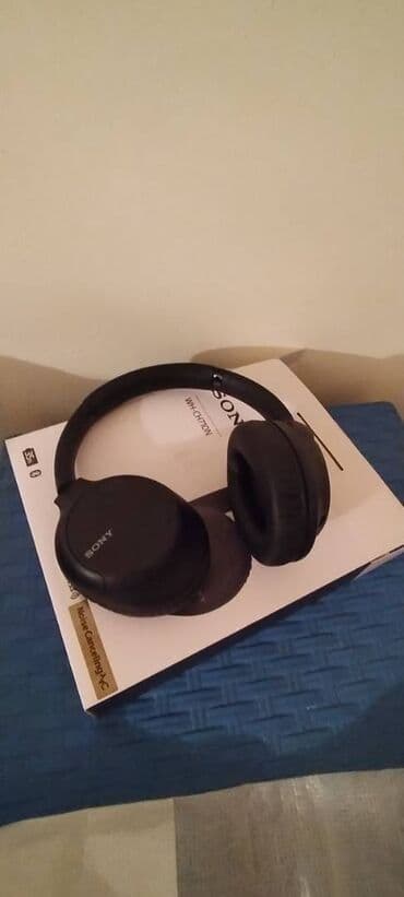 Qulaqcıqlar: İşlənmiş Simsiz (Bluetooth) Qulaqcıqlar, Sony, rəng - Qara — 1