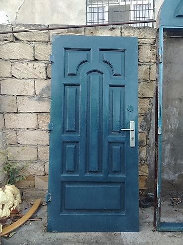 qapi kraskalari: Metalkapı dəsti – qapı + qutu - Material: polad/metal - Rəng: tünd — 1