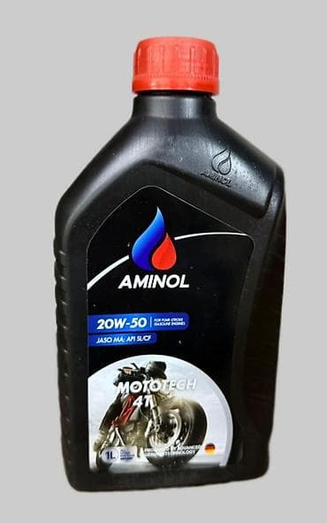 AMINOL Mototech 4T motosiklet mühərrik yağı - Viskozitet: 20W-50 -