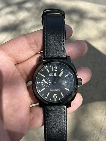 İşlənmiş, Qol saatı, rəng - Qara