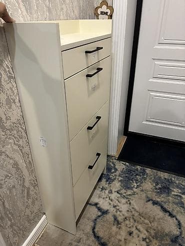 Darbaxana üçün kompakt ayaqqabı dolabı - Model: dar, hündür