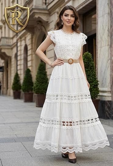 qadin yay etirleri: Qadın geyimləri – yay donları kolleksiyası - Model 1: A-ksətli, dizə — 2