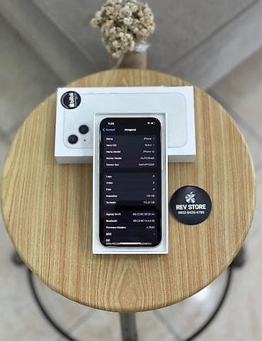 apple ipad 13: IPhone 13, 128 GB, Ağ, Zəmanət, Kredit, Simsiz şarj — 2