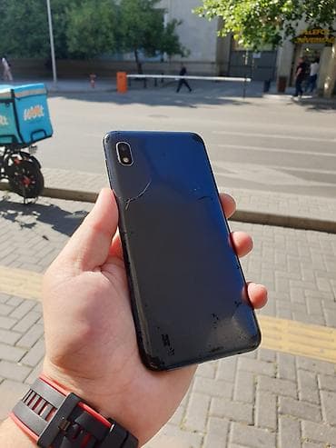 philips xenium 9@9h: Samsung Galaxy A10, 32 GB, rəng - Qara, Zəmanət, Sensor, Barmaq izi — 1