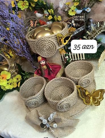 Güzgülər: Əl işləri – tematik dekor kompozisiyalar və səbət/traylar 1) Mini — 6