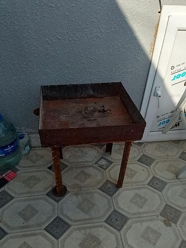 Şlanqlar: Metallik manqal/şiş qızartma sobası - Material: qalın metaldan — 2