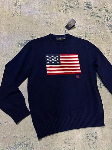 uzun kofta: Sviter, Ralph Lauren, L, rəng - Göy — 2