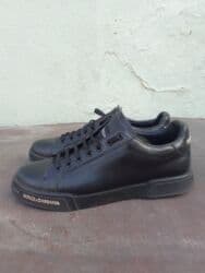 şnurlu kişi mokasinləri: Kişi qara ; Dolce Gabbana; firma ayaqqabısı az geyinilmiş 40 razmer — 1