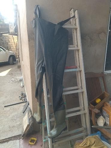 ovcu: Balıqçı kombinezon çəkmələri (vaders) bir defe geyinib, coxdan alinib — 8