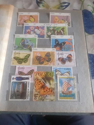 Марки: Filateliya albomu – müxtəlif ölkələrdən tematik markalar kolleksiyası — 8