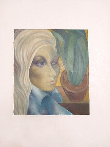 sican sekili: Yağlı boya tablo – Portret kompozisiyası - Texnika: kətan üzərində — 3