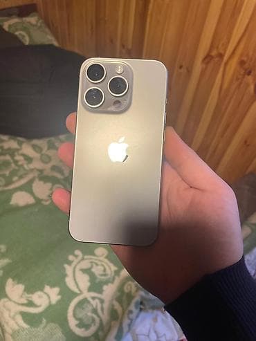 Mobil telefon və aksesuarlar: IPhone 15 Pro, 128 GB, Natural Titanium — 6