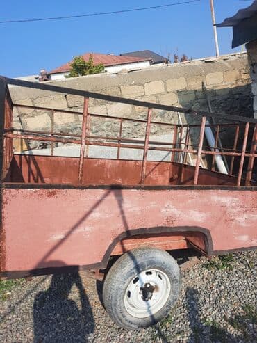 İkioxlu qoşqu (trailer) - Korpus: tam metall konstruksiya, yan və