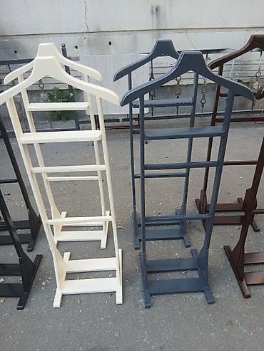Asılqanlar: Taxta paltar asılqanı/Tekbasli - Material: MDF - Forma: ev damı — 10