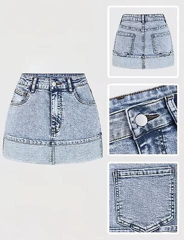 Şəxsi əşyalar: Jeans Mini etek etiketi ustunde yenidir — 1
