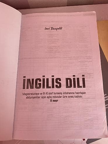 Другие книги и журналы: İnci Baxşəlili
English sinaq test toplusu 2022
təmizdir — 2
