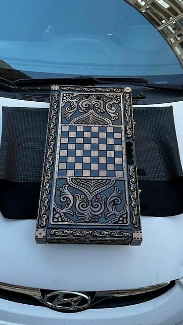 İncəsənət və kolleksiyalar: Taxta nərd dəstləri - Material: keyfiyyətli ağacdan hazırlanmış — 5