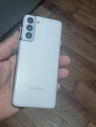 Mobil telefon və aksesuarlar: Samsung Galaxy S21, 128 GB, rəng - Boz, Face ID — 1