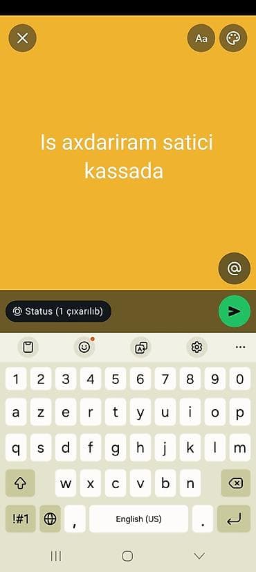 derzi iş: Xidmət: Satıcı/kassir kimi iş axtarıram Təklif etdiyim xidmət: - — 1