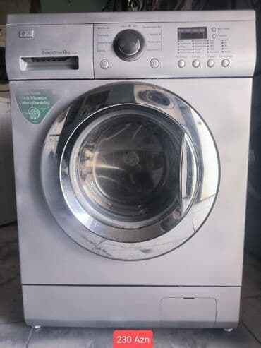 təzə paltar yuyanlar: Paltaryuyan maşın LG, 6 kq, Avtomat, Qurutmasız, Kredit yoxdur — 1
