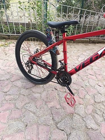 Велоаксессуары: Qırmızı VEGA dağ velosipedi - Korpus: yüngül alüminium gövdə, idman — 4