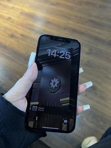 IPhone 12, 64 GB, Qara, Barmaq izi, Face ID