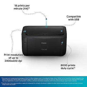 CANON I-SENSYS LBP 6030B PRINTER Operativ yaddaş: 32MB Dəstəkləmə