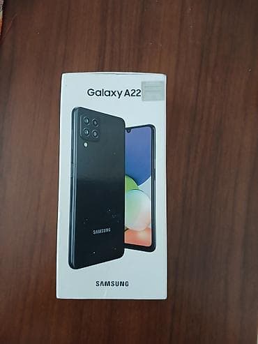 x96 mini android tv box ram rom: Samsung Galaxy A22, 64 GB, rəng - Qara, İki sim kartlı — 3