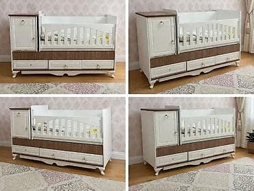 Oğlan və qız üçün, Dördbucaq, Beşik, Dəstsiz, Matrassız, Yellənmə mexanizmsiz