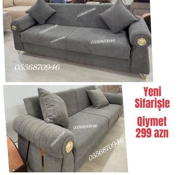 Sifarişlə restoran mebeli: Divan, Qonaq otağı üçün, Parça, Bazalı, Açılan, Kitab — 4