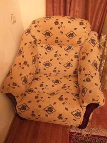 Qonaq otağı üçün, İşlənmiş, Qatlanmayan, rəng - Bej Stul