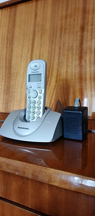 Аристоны: Стационарный телефон Panasonic, Беспроводной, Б/у, Самовывоз, Платная доставка — 1