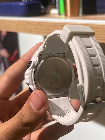 sport saatlar: 105 azn alınıb yenı Puma rəqəmsal idman saatı – ağ rəng — 3