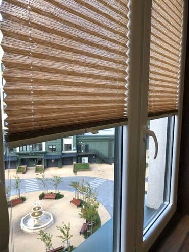 Digər ev dekoru: Plisse pərdələr – pəncərə və eyvan qapıları üçün zərif, funksional — 4