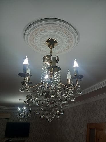 Çılçıraq, 6 lampa, Metal